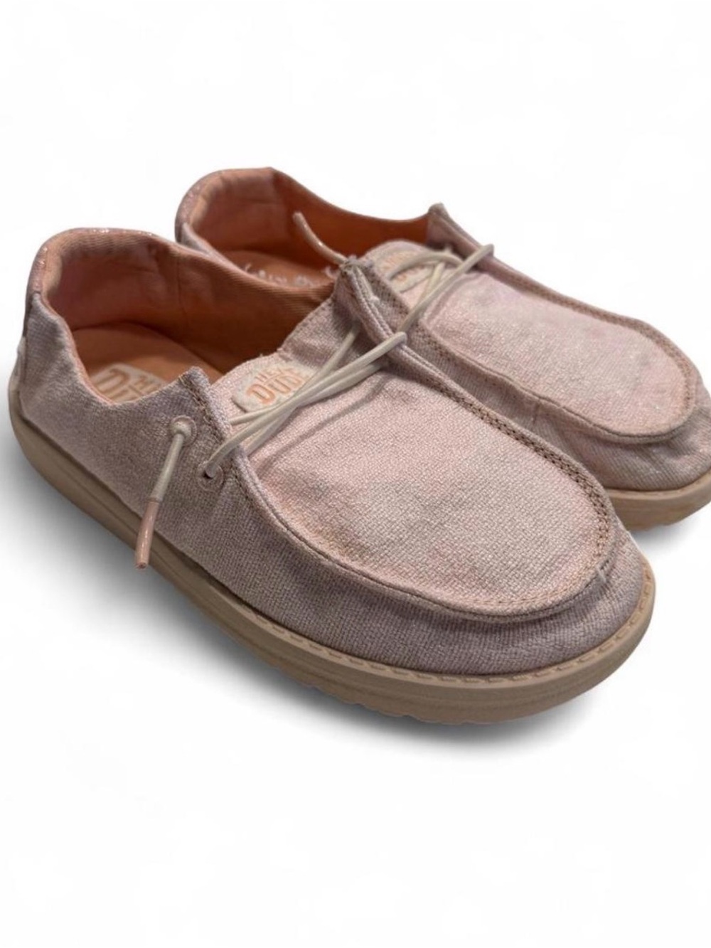Hey Dude Wendy Sugar Shine Canvas Girls Slip On Loafers